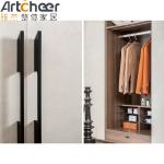 Midcentury Organizer Clothes Walk In Closet Cabinet Simple Wardrobe For Bedroom