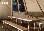 Waterproof Jungle Glamping Tipi Event Tent Heavy Duty Canvas Tents