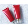 Buy cheap Offset Printing 200ml Red Plastic Cosmetic Tube For Face Wash Cream from wholesalers