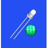 Buy cheap 0.2W Illuminated 3mm 520-530nm Green Color 20000-24000mcd Round Shape F3 LED Diode from wholesalers