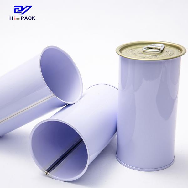 Buy cheap Purple Powder Tin Can 700ml Tall Metal Tins Cans For Canning Food from wholesalers