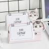Buy cheap Cute Cat Desk Wall Calendar 100 X 140mm Wire Bound For Giveaway / Promotion from wholesalers