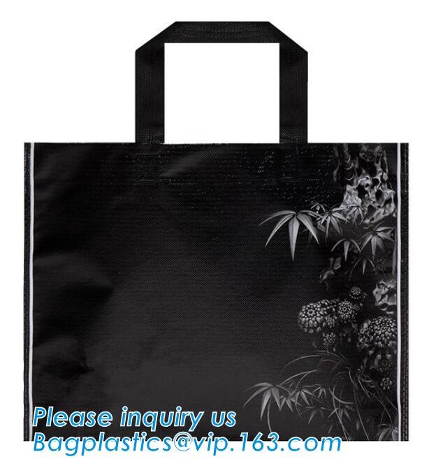 promotion gloss lamination shopping bag,non woven bag with custom logo, Promotional Custom Good Quality Colorful Nonwove