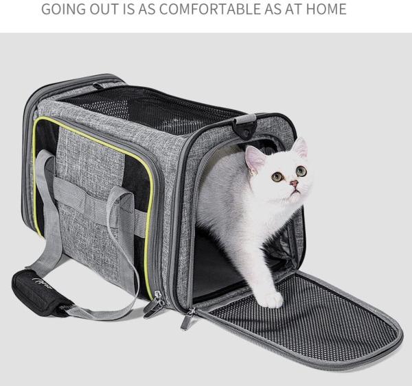 Buy cheap Outdoor Expandable Airline Approved Pet Carrier Bag Cat Bag For Travel from wholesalers