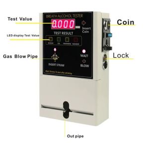 Buy cheap Custom Bar Public Breathalyzer Vending Machines Coin Operated from wholesalers