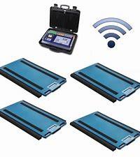 Buy cheap Automotive Electronic 200T Mobile Truck Axle Scales With LED LCD Display from wholesalers