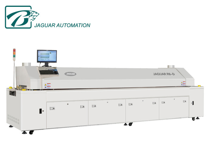 High Speed SMT Line Solder Welding Machine , LED / PCB 68kw Reflow Heater from Jaguar Manufacturer