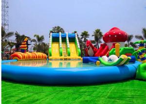 Wholesale Customized Inflatable Water Parks Swimming Pool Slides For Land from china suppliers