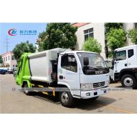 Buy cheap Dongfeng Garbage Compactor Truck , 4X2 6 CBM Carbon Steel Waste Truck product