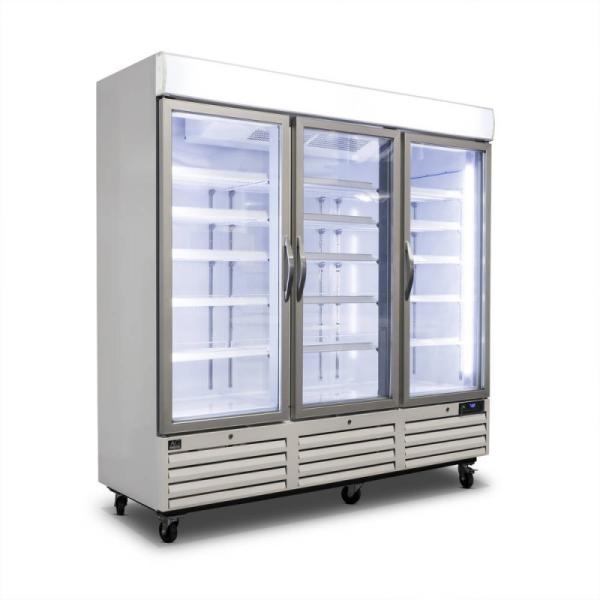 Buy cheap Anti Rust Glass Door Display Chiller Intelligent Precise Temperature Control from wholesalers