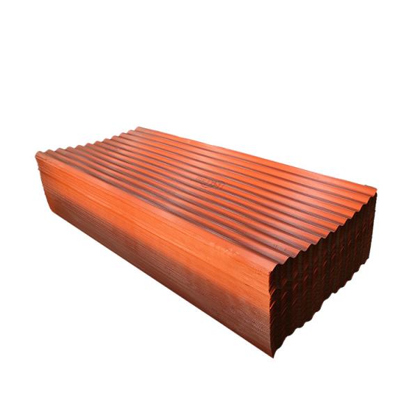 Buy cheap Orange GI Roofing Sheet Z40 Metal Corrugated Roofing Sheets 6m Corrugated Roofing from wholesalers