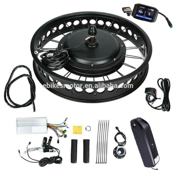 Buy cheap 48v/60v/72v 1000w 1500w 2000w electric bicycle direct drive hub motor with 20*4.0 24*4.0 26" *4" fat Tyre wheel from wholesalers