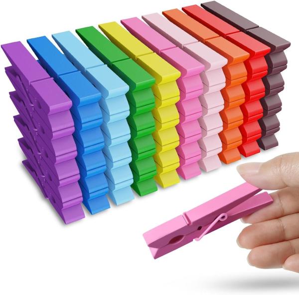 Buy cheap Colored Wooden Clothespins, Color Clothes Pins for Clip Pictures Photos Decorative from wholesalers
