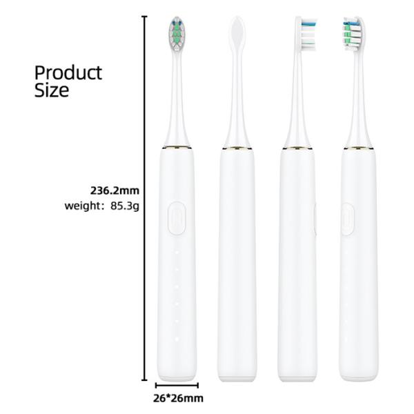 Buy cheap 5 Modes Dupont Bristle Adult Sonic Toothbrush Wireless Electric Toothbrush BS63 from wholesalers