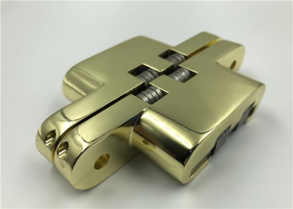 Buy cheap Flush Look SOSS Hinges For Hidden Doors Gold Plated Surface Finishing from wholesalers