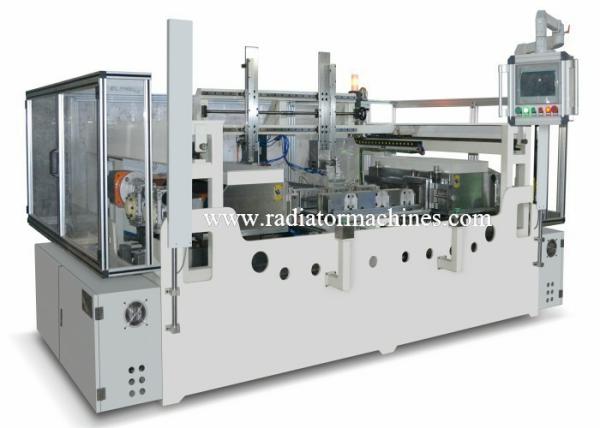 Buy cheap 4 Row Aluminum Radiator Core Builder Machine Tube Distribution 1000 * 1000 Mm from wholesalers