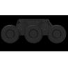 Buy cheap 6x6 Differential Wheeled Robot Chassis Ip67 500kg Max Load from wholesalers