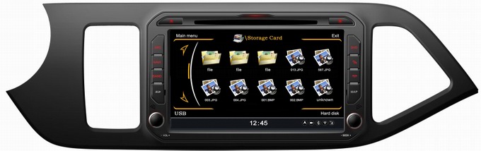 Ouchuangbo S100 Platform Car GPS Radio DVD Player Bluetooth for Kia Picanto 2012 /Kia Morning OCB-217