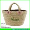 Buy cheap LUDA pink bow knot straw handbags corn husk made straw beach bag 2016 from wholesalers