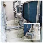 220V 5.5KW Household Swimming Pool Air Source Heat Pump With Titanium Tube
