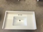 Quartz Engineered Vanity Tops Acid Resistance For Home/ Hote 3200*1600mm Size