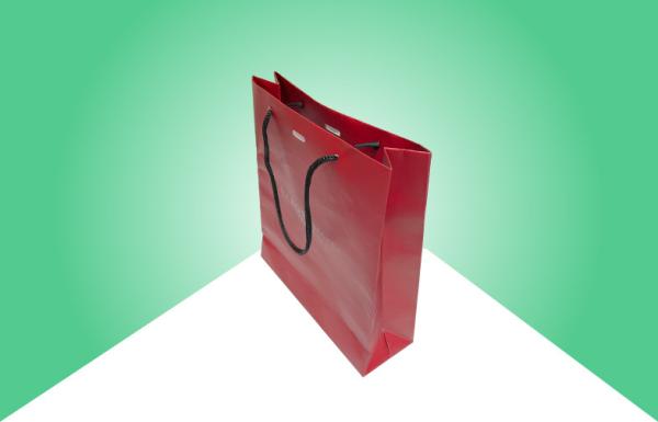 Buy cheap Strong Bottom Paper Shopping Bags With Handles Customized Logo from wholesalers