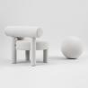 Buy cheap Fabric Leisure Chair White Flannelette Children'S Chair Simple Leisure Chair from wholesalers