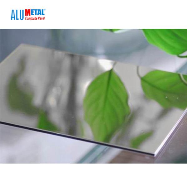 Buy cheap 2440mm Mirror Aluminum Composite Panel 3mm Board Sheet Alumetal Neutral from wholesalers