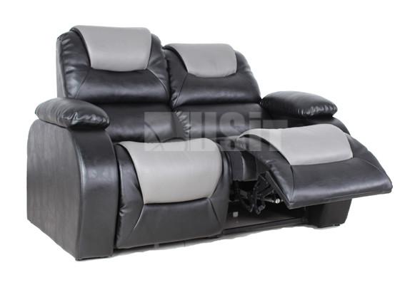 Buy cheap Indoor Furniture Electric Double Recliner , Soft Theater Seating Chesterfield Sofa from wholesalers
