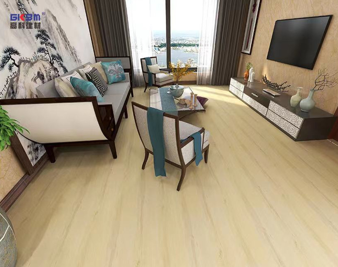 Stone Composite Click Deco Floor SPC GKBM SY-W3002 Yellow Bamboo Maple