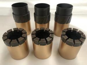 China Brazed Diamond Drilling Core Bits Hole Vacuum HQ3 on sale