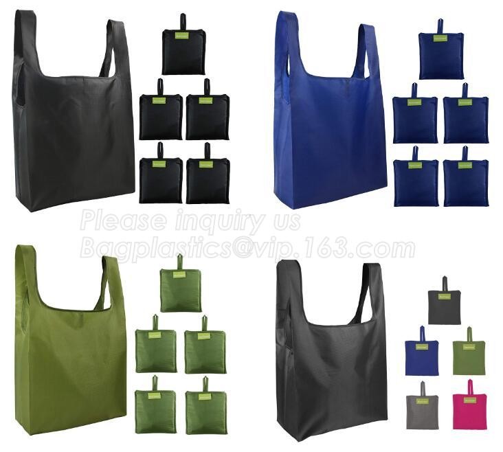 Nylon folding pocket foldable polyester shopping bag,Fashionable 420D Custom Logo Polyester Drawstring Bag bagease pack