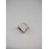 Buy cheap White RJ45 Female Jack 8P8C Single Port Sinking With LED Shield from wholesalers