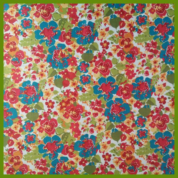Popular flowering prints tablecloth made of 100% polyester slub fabrics or