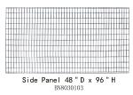 Inventory Secure Industrial Storage Cage , Lockable Pallet Cages 48 Inch Depth