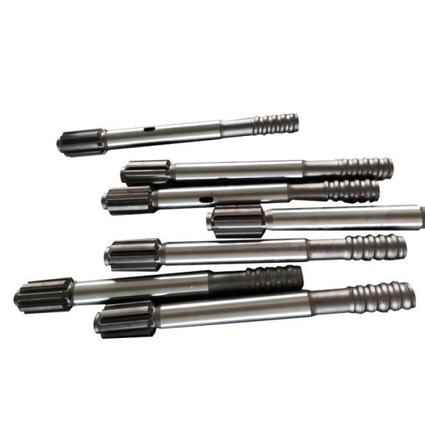 T45 Length 620mm Drilling Rig Tools Threaded Shank Adapter