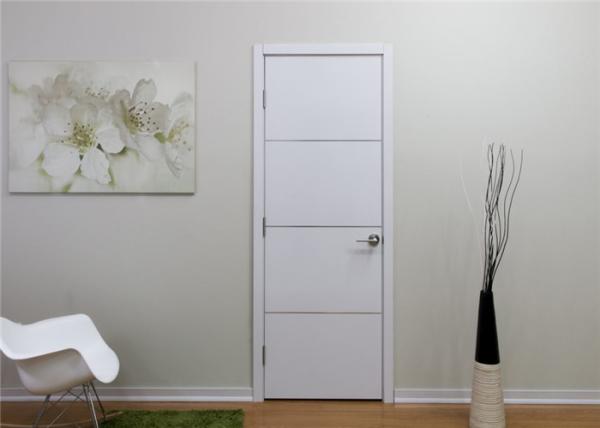 Buy cheap MDF Building Railing Wooden Doors Finished Solid Interior Composite With Customized Color from wholesalers