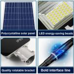 Solar Street Lights Outdoor Waterproof Wall Mounted Solar Street Light 100W