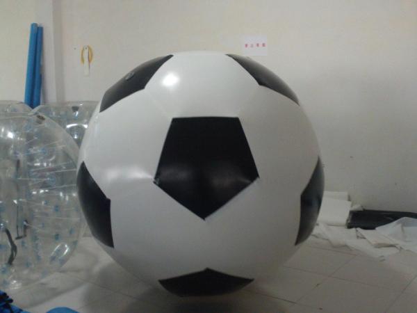 Buy cheap PVC Tarpaulin Inflatable Footballs Inflatable Sports Games Inflatable 2 Meter Diameter Footballs from wholesalers