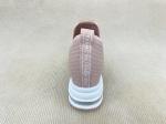 Breathable Pink Platform Loafers Microfiber Loafer Platform Shoes