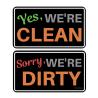 Buy cheap Eco Freiendly Reversible Clean And Dirty Dishwasher Magnet Sign from wholesalers