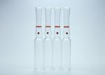 Medical Injection Glass Vials , Clear Empty Medicine Vials 2ml Capacity
