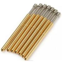 Buy cheap 3.89mm Brass Probe POGO Pin Though Hole Spring Loaded Miniature product