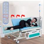 ABS Guardrails Metal Nursing Hospital Adjustable Beds With 4 Castors