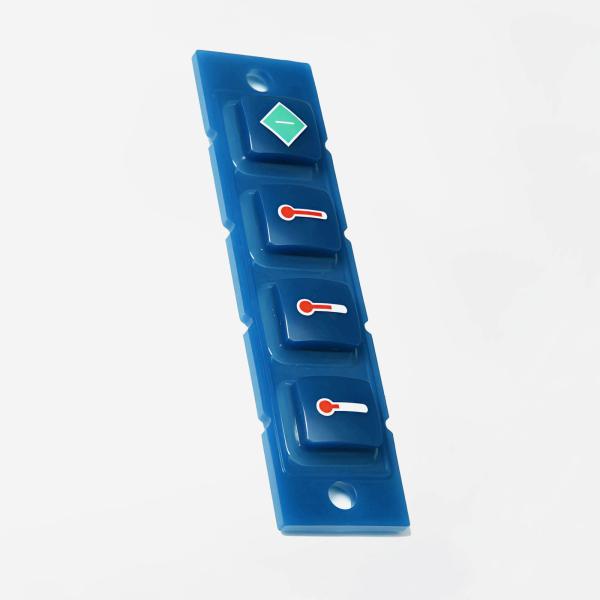 Buy cheap Chemical Resistant Custom Rubber Keypads With Multimedia Keys from wholesalers