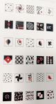 3-6 Months Newborn Visual Stimulation Cards Black And White Contrast Cards
