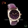 Buy cheap Colorful leather band lady fashion gold watch with UAE style for promotion from wholesalers