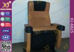 Cold Molded PU Sponge Movie Theaters Chairs PP Shell For 3 D Cinemas