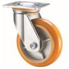 Buy cheap orange polyurethane heavy duty caster from wholesalers