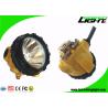 Buy cheap Customized Color Mining Cap Lights 25000lux 10.4Ah Battery IP68 Waterproof PC Housing from wholesalers